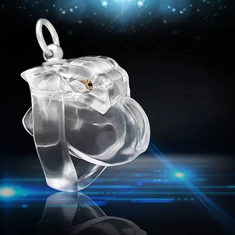 HT-V4 Cage with Binding Loop Ring Male Chastity Device, gallery view 2
