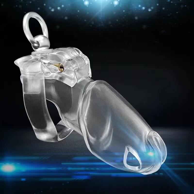 HT-V4 Cage with Binding Loop Ring Male Chastity Device, gallery view 6