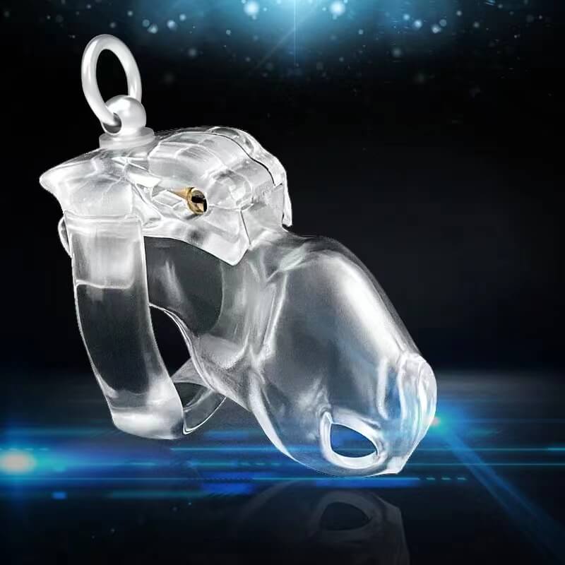 HT-V4 Cage with Binding Loop Ring Male Chastity Device, gallery view 4