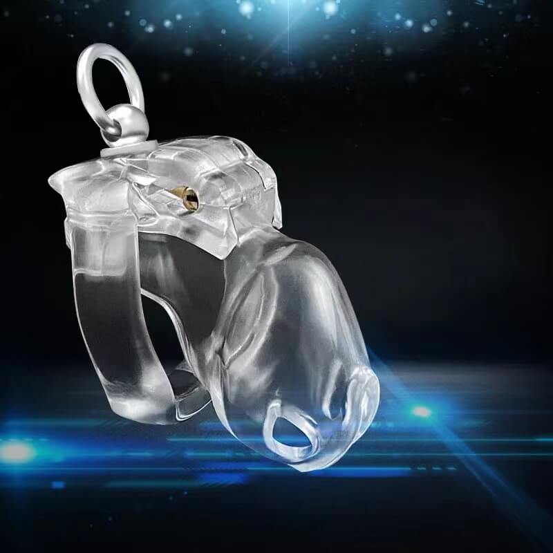 HT-V4 Cage with Binding Loop Ring Male Chastity Device, gallery view 3