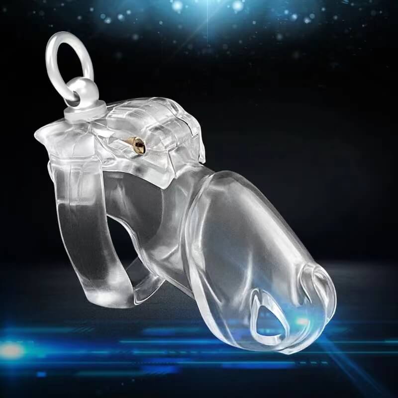 HT-V4 Cage with Binding Loop Ring Male Chastity Device, gallery view 5