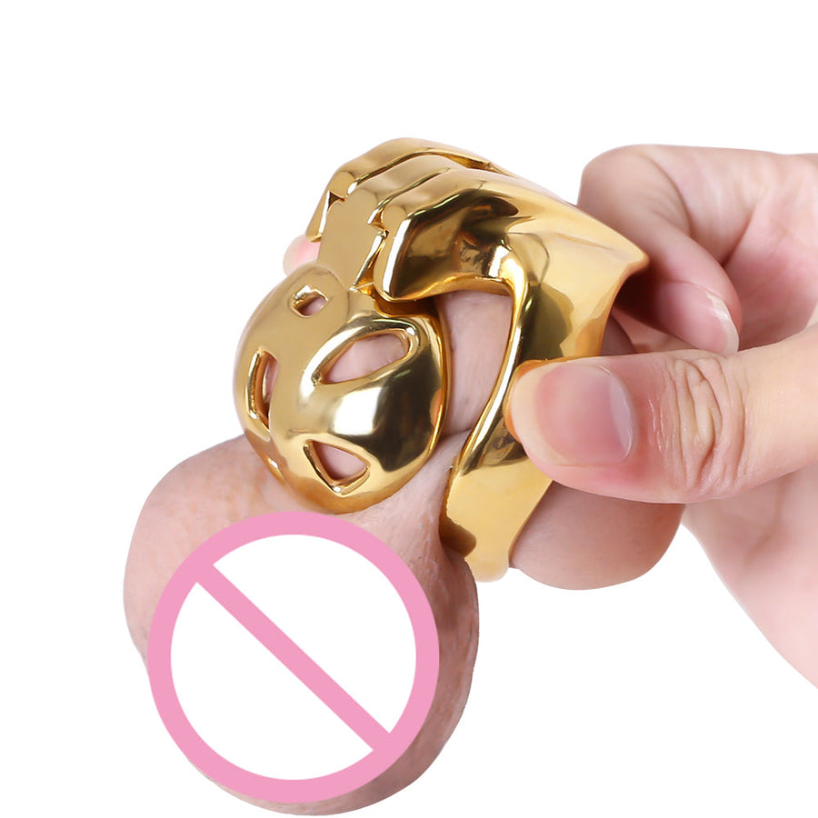 HT-V4 Stainless Steel Super Small Chastity Cage, gallery view 4