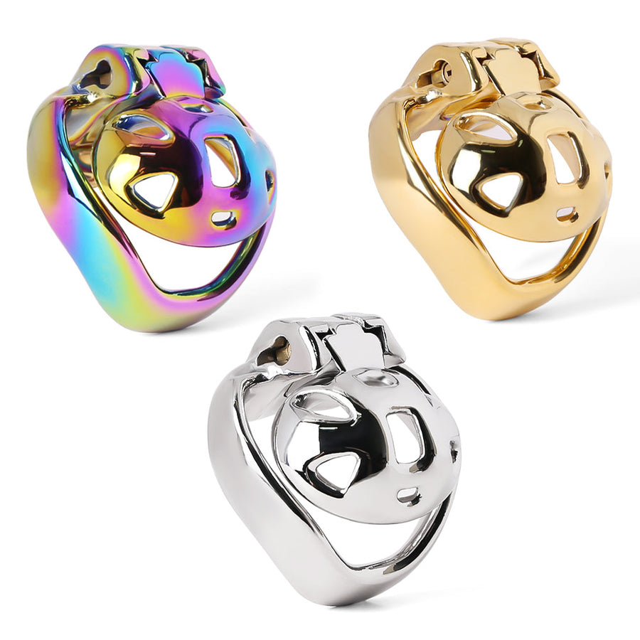 HT-V4 Stainless Steel Super Small Chastity Cage, gallery view 7