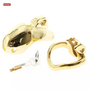 HTV3 Gold Chastity Cage