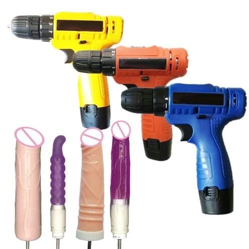 Leicht zu tragendes Dildo-Bohrer-Set BDSM