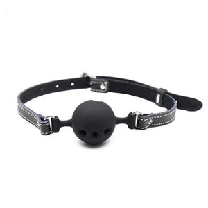 Breathable Black Large Ball Gag BDSM