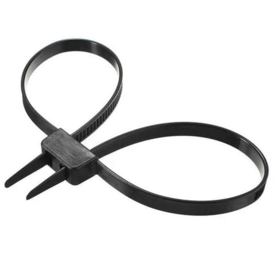 Dual Loop 5-Pcs Zip Cuffs Set BDSM, gallery view 5