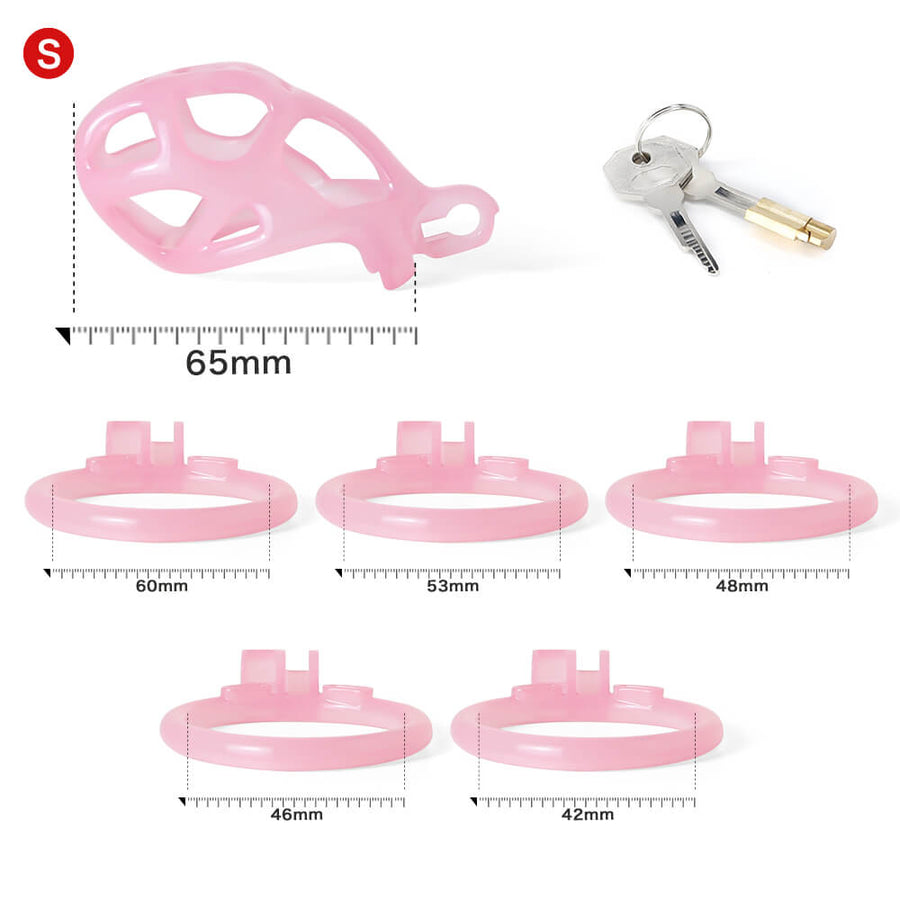 Ice Vision Desigh Pink Cobra Chastity Cage, gallery view 8