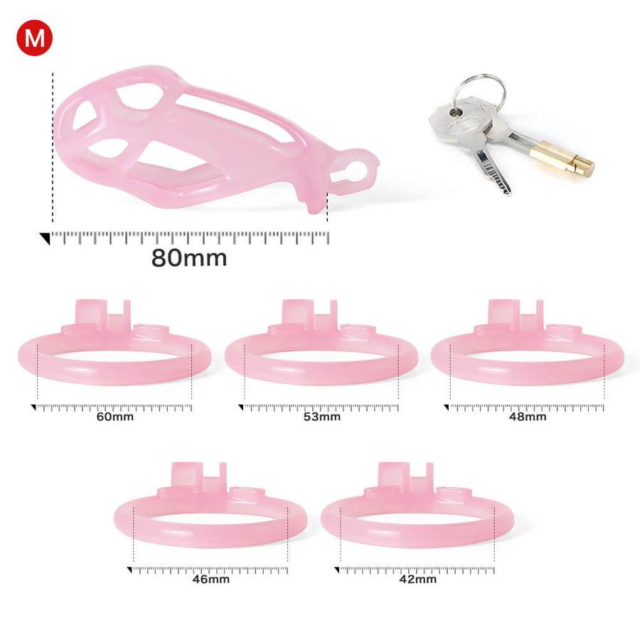 Ice Vision Desigh Pink Cobra Chastity Cage, gallery view 9