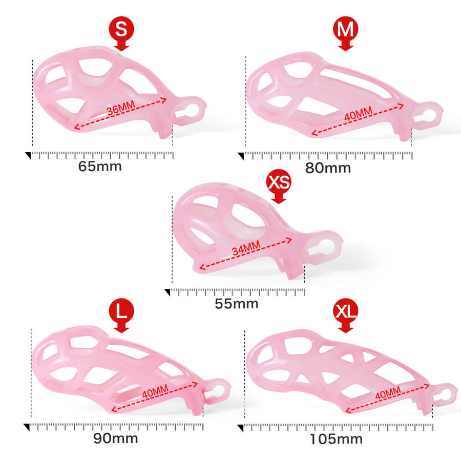 Ice Vision Desigh Pink Cobra Chastity Cage, gallery view 11