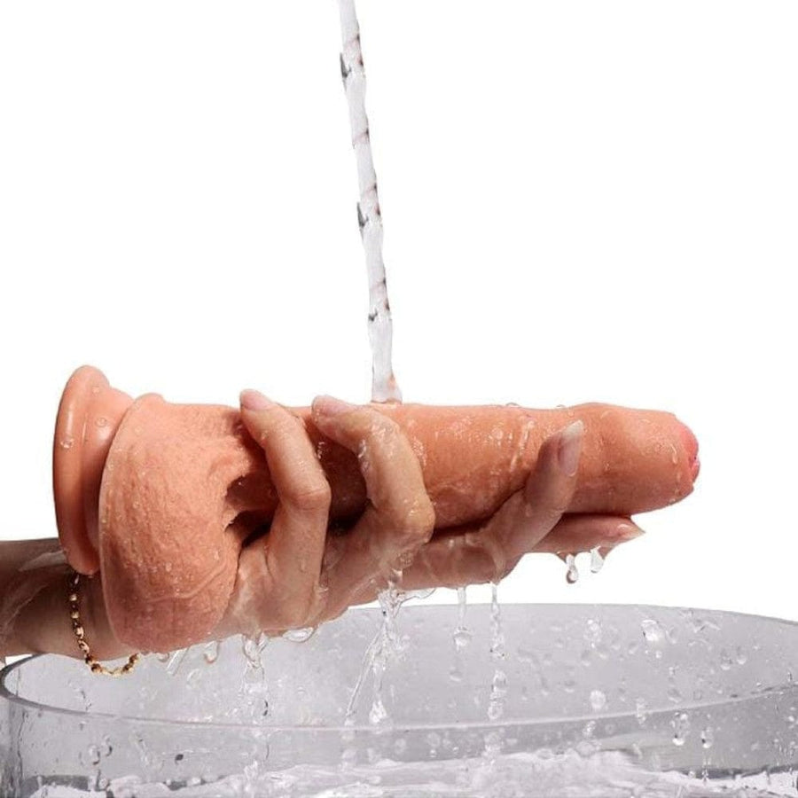 Realistic 8 Inch Dildo With Foreskin BDSM, gallery view 6