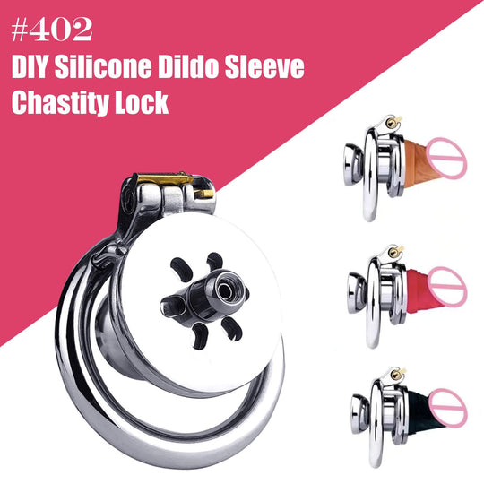 Inverted #402 DIY Silicone Dildo Sleeve Chastity Lock product view