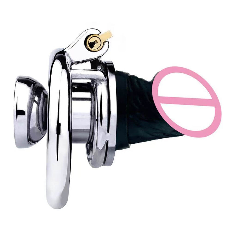 Inverted #402 DIY Silicone Dildo Sleeve Chastity Lock, gallery view 7