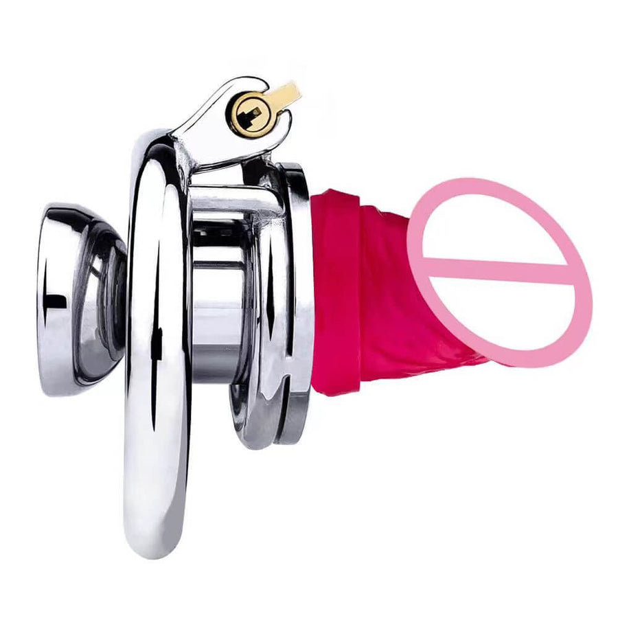 Inverted #402 DIY Silicone Dildo Sleeve Chastity Lock, gallery view 5