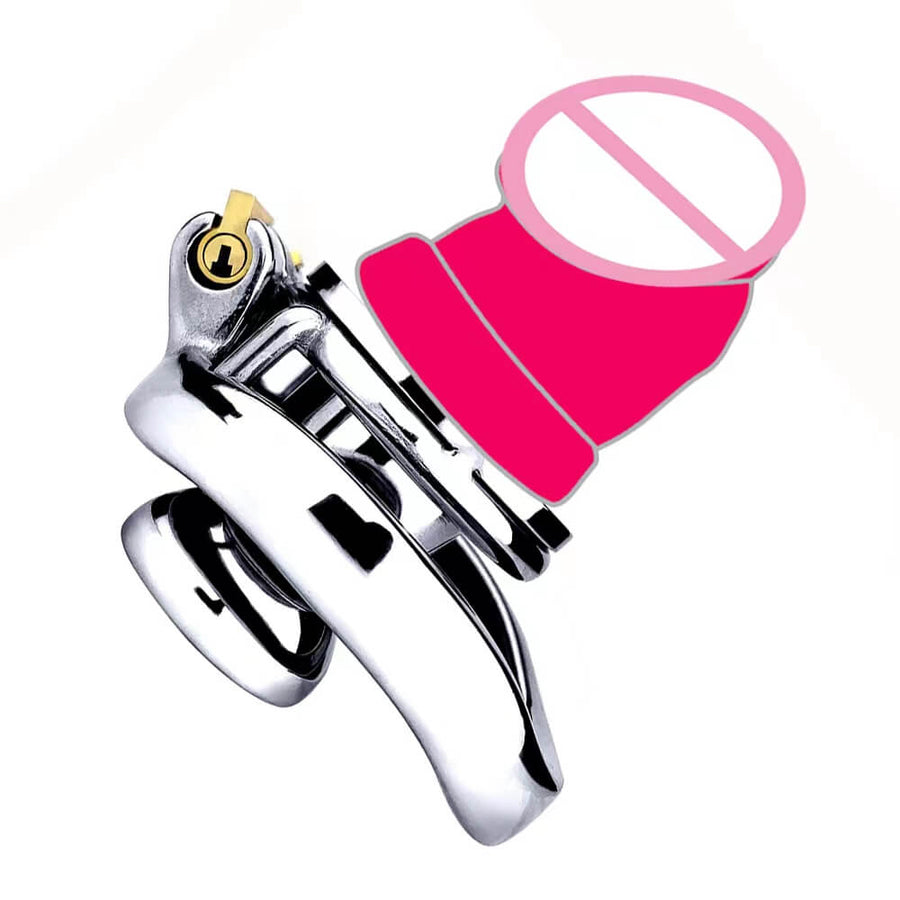Inverted #402 DIY Silicone Dildo Sleeve Chastity Lock, gallery view 8