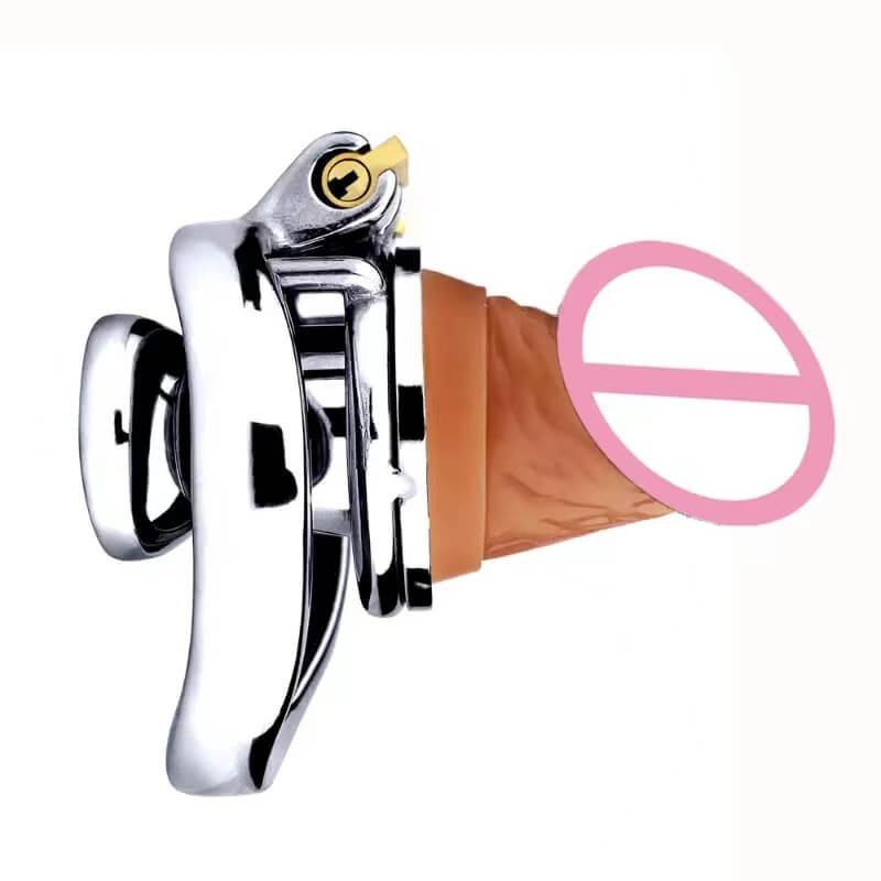 Inverted #402 DIY Silicone Dildo Sleeve Chastity Lock, gallery view 10