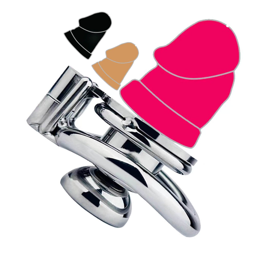 Inverted #401 DIY Silicone Dildo Sleeve Chastity Lock, gallery view 7