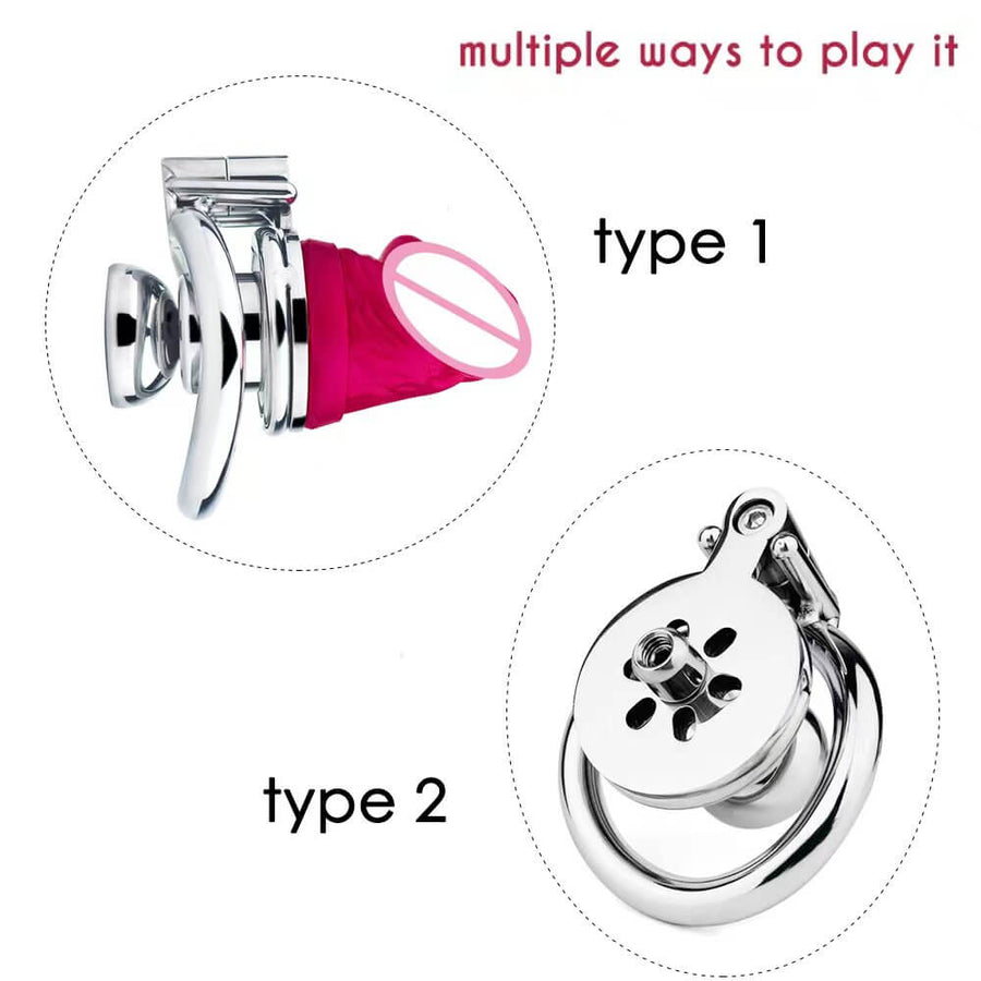 Inverted #401 DIY Silicone Dildo Sleeve Chastity Lock, gallery view 11