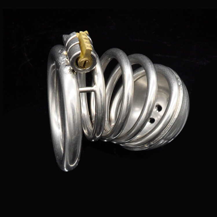 Julia Metal Chastity Device 2.56 inches long, gallery view 2