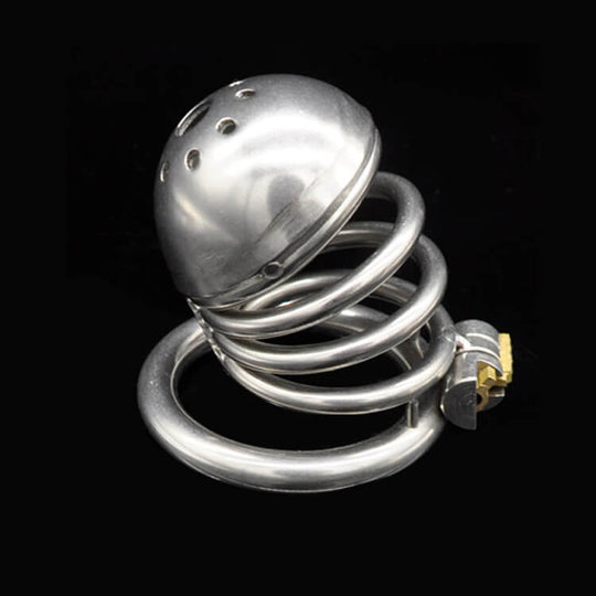 Julia Metal Chastity Device 2.56 inches long product view