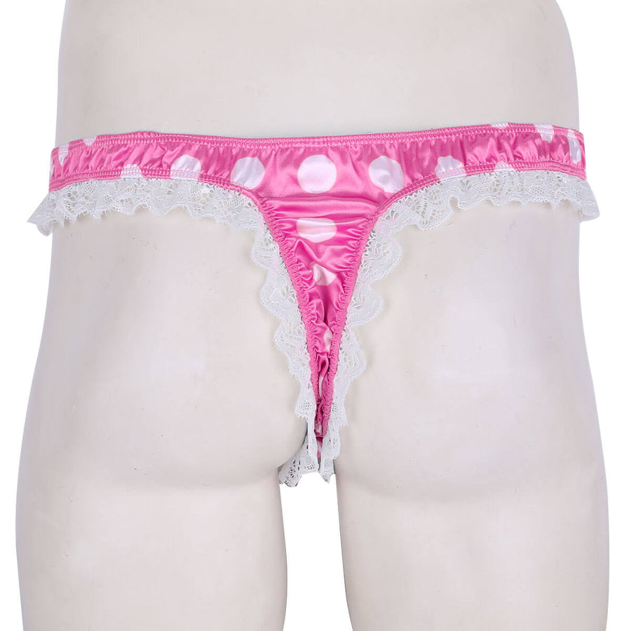 Lace Polka Dots Sexy Men Panties, gallery view 5