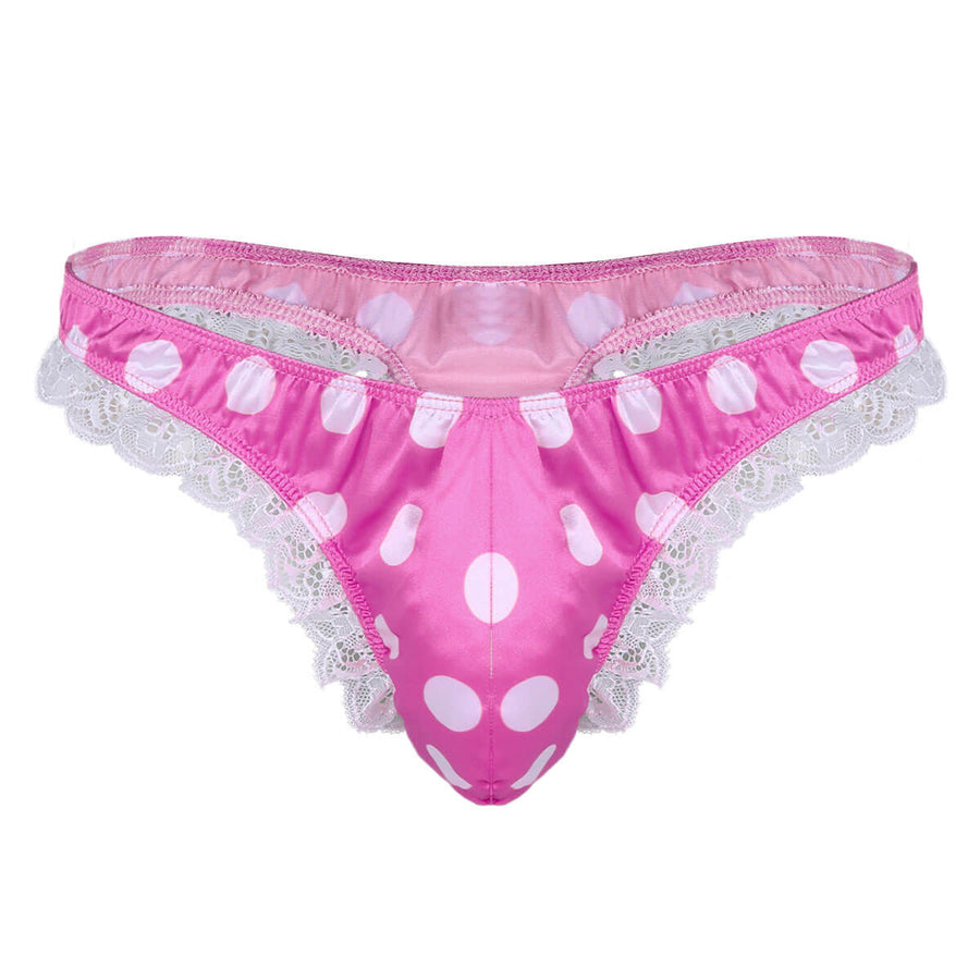 Lace Polka Dots Sexy Men Panties product view