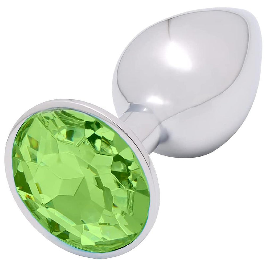BDSM Smooth Aluminum Alloy Butt Plug 2.76 to 3.74 Inches Long, gallery view 12