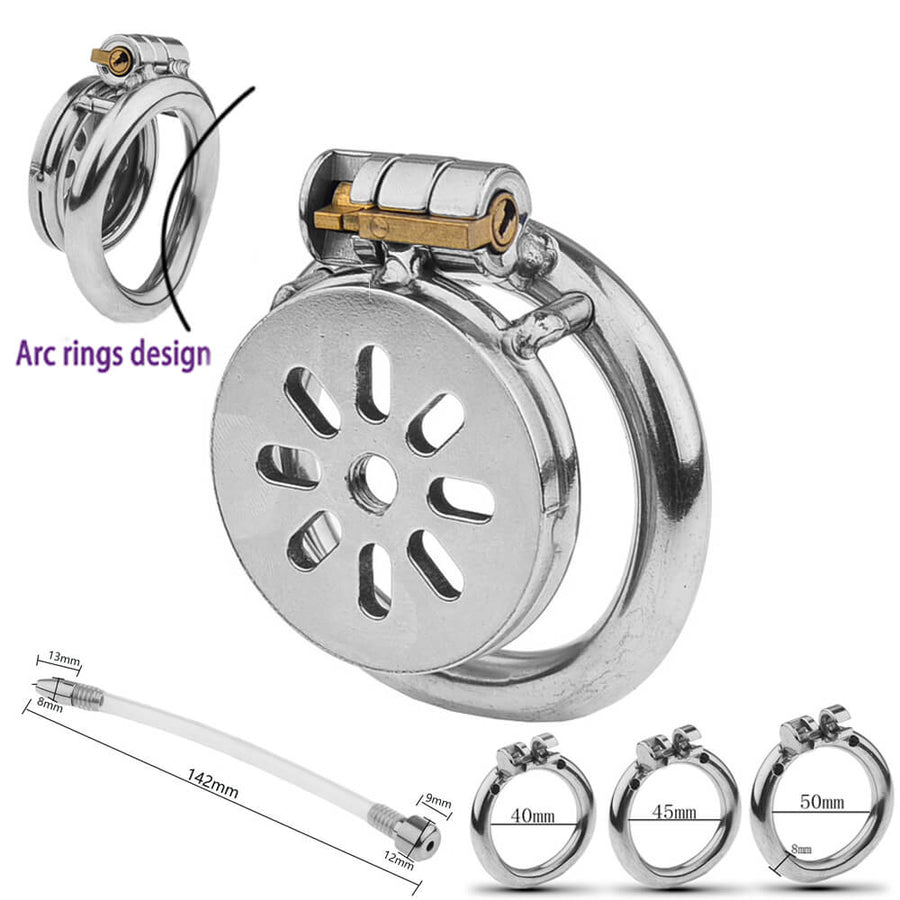 Loyalty Husband Flat Small Male Chastity Cage, gallery view 9