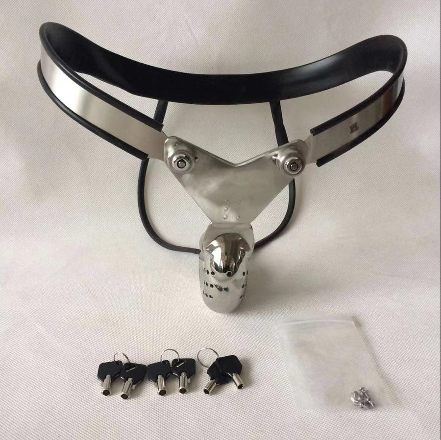 Male Chastity Belt 25 to 42 inches Waistline, gallery view 4