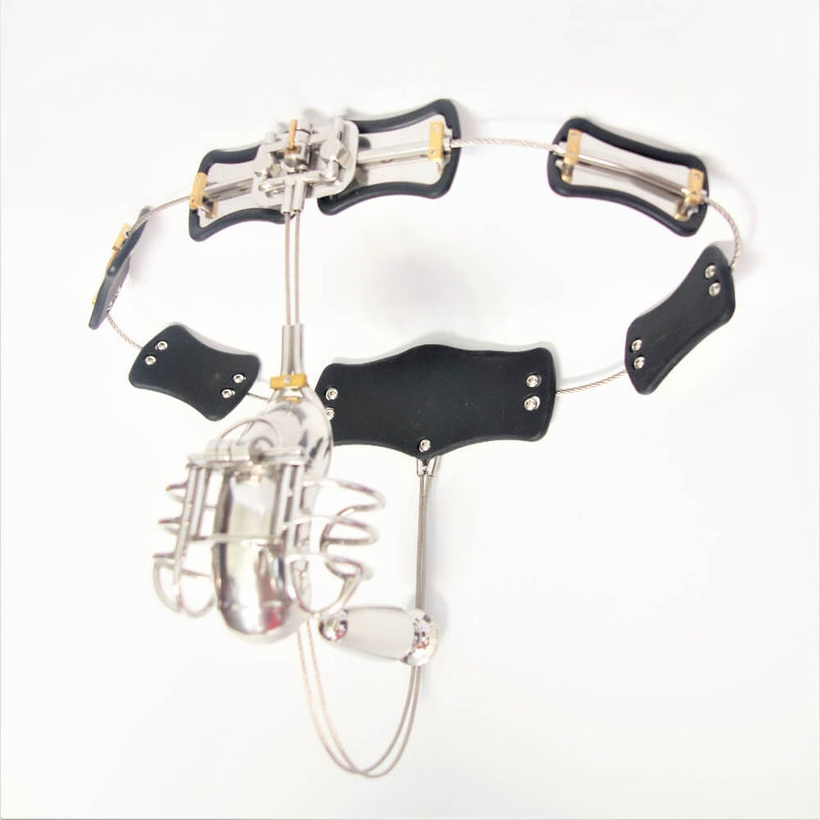 Underwear Chastity Belt with Anal Plug Male, gallery view 3