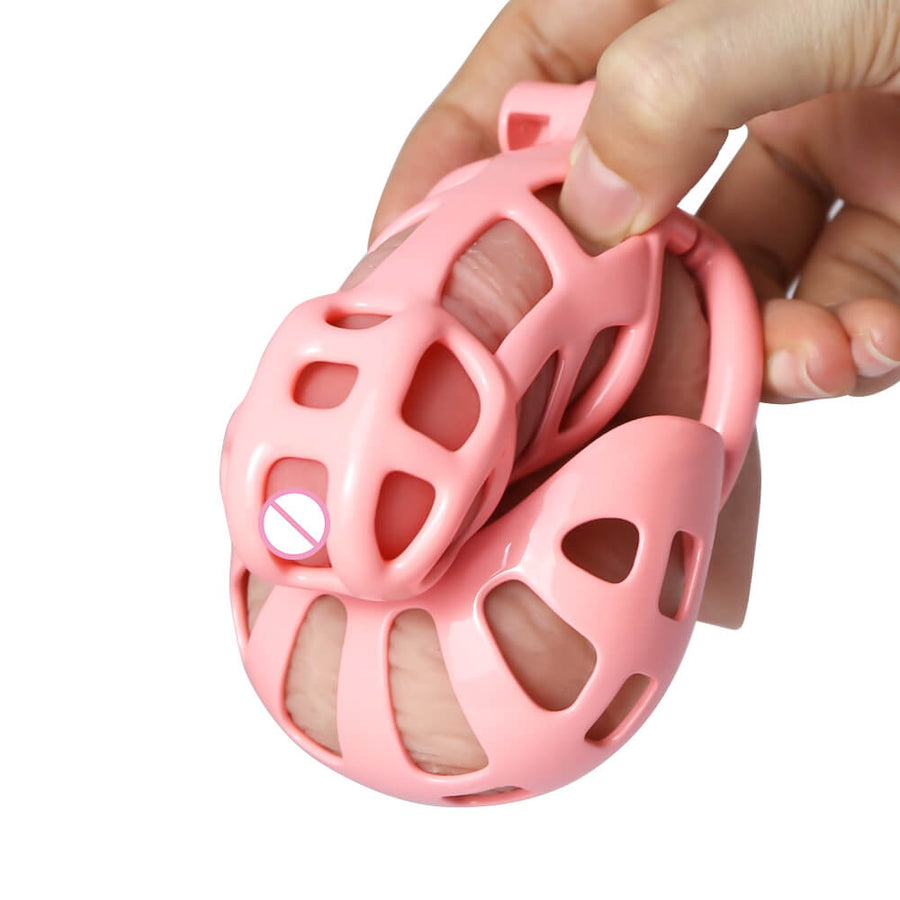 Pink Mamba Chastity Cage With Balls Cage, gallery view 3