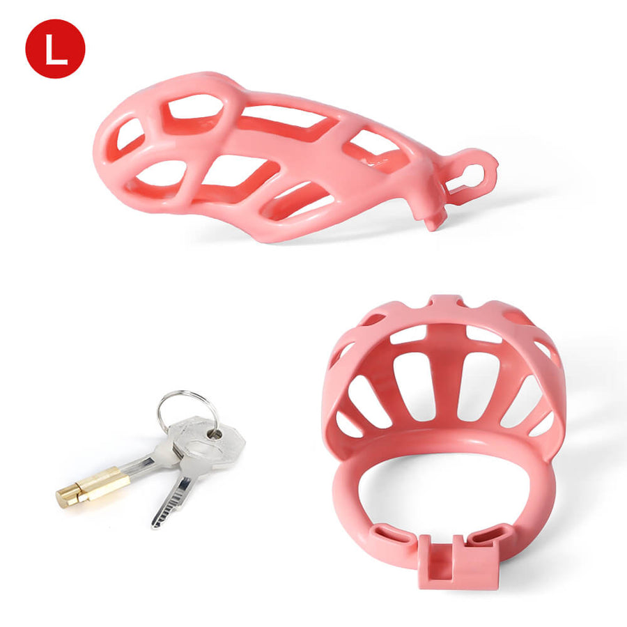 Pink Mamba Chastity Cage With Balls Cage, gallery view 9