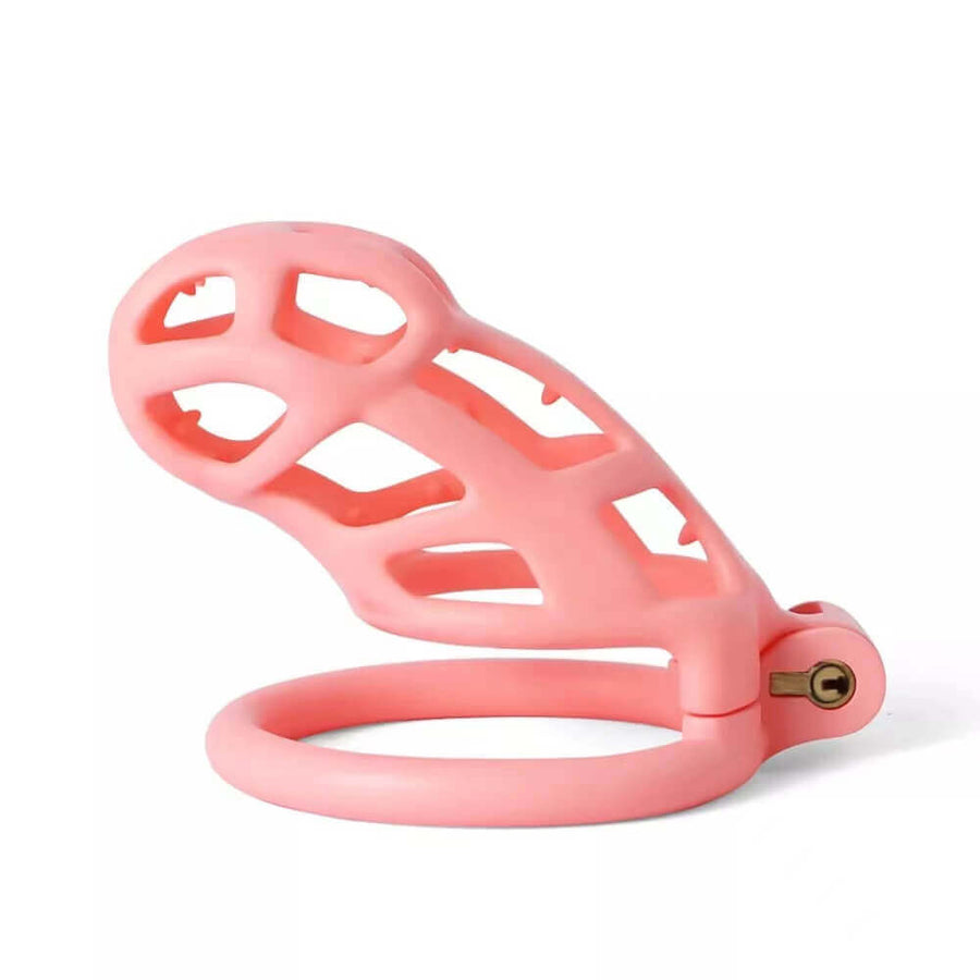 Mamba Spiked Pink Chastity Cage, gallery view 2