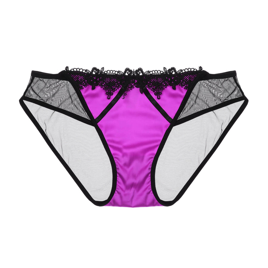Dahlia Satin Lace Panties, gallery view 2