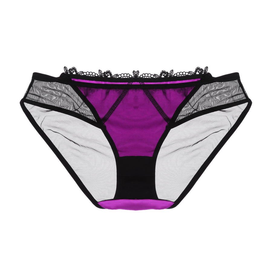 Dahlia Satin Lace Panties, gallery view 3