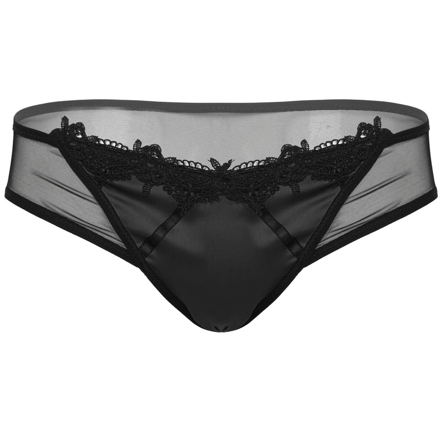 Dahlia Satin Lace Panties, gallery view 5
