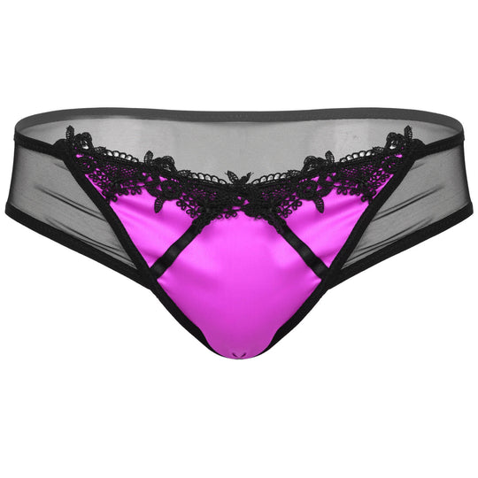 Dahlia Satin Lace Panties product view