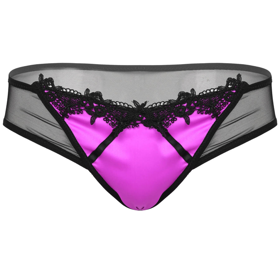 Dahlia Satin Lace Panties product view