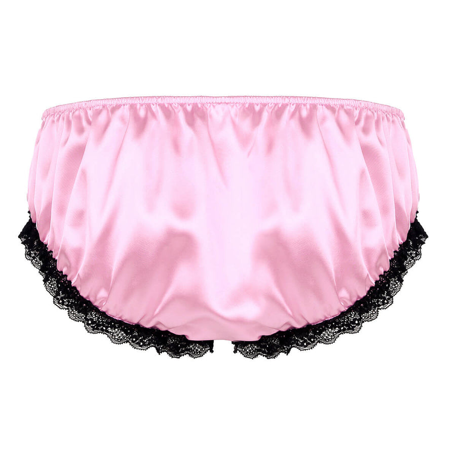 Blair Shiny Ruffled Satin Panties, gallery view 2