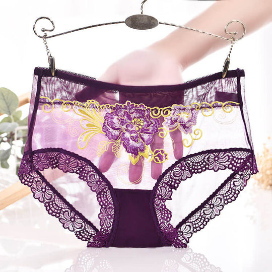Mesh Medium Waist Briefs product view
