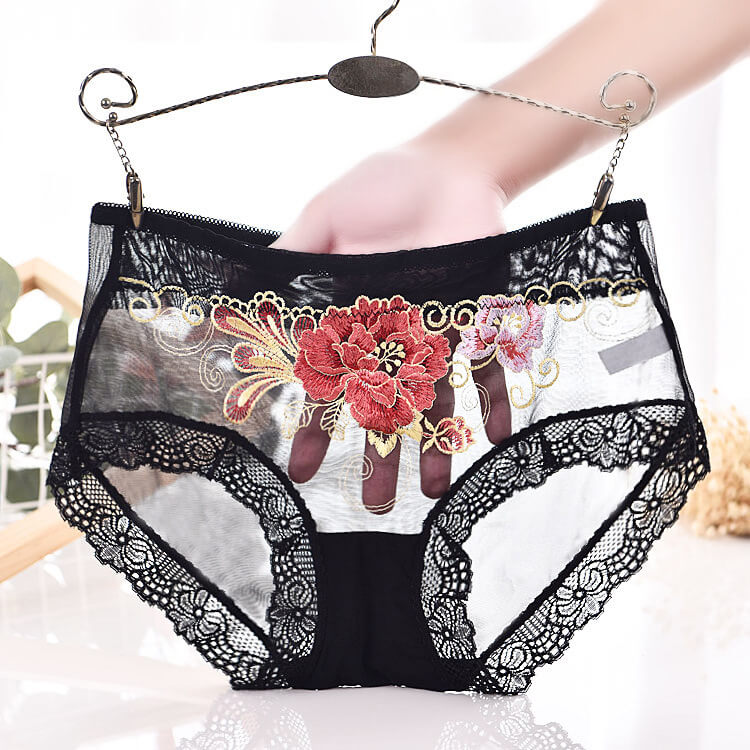 Mesh Medium Waist Briefs, gallery view 5