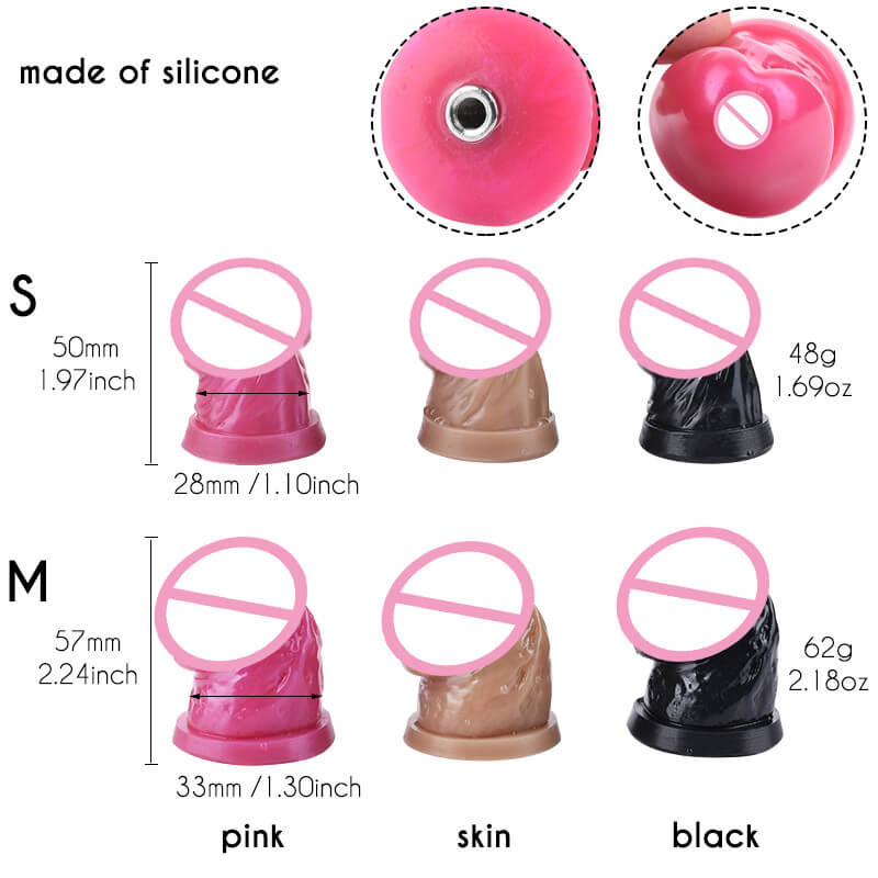 Negative #405 DIY Silicone Dildo Sleeve Chastity Lock, gallery view 10