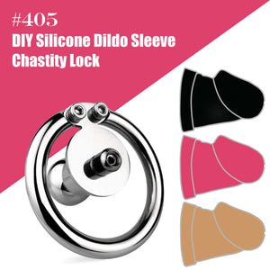 Negative #405 DIY Silicone Dildo Sleeve Chastity Lock
