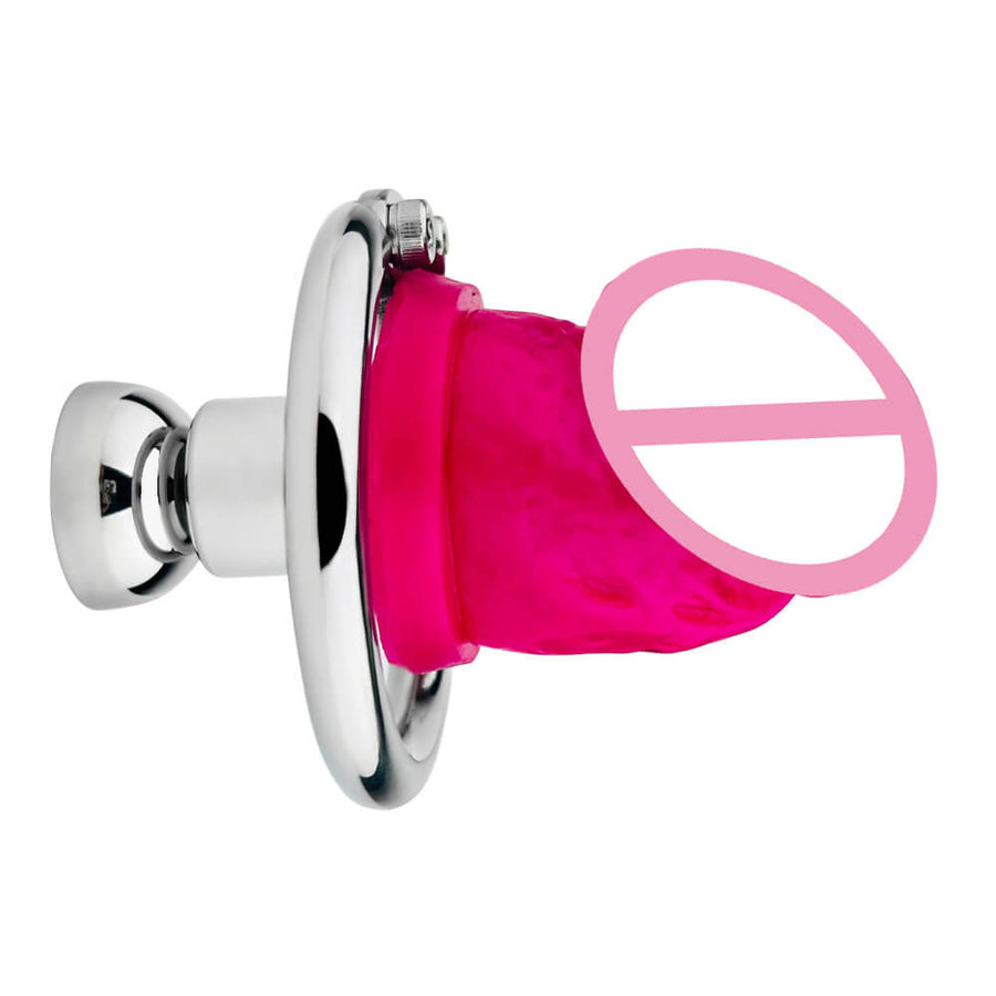 Negative #405 DIY Silicone Dildo Sleeve Chastity Lock, gallery view 5