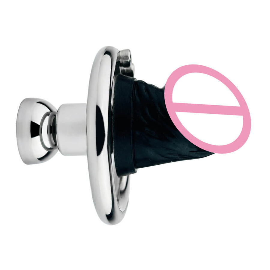 Negative #405 DIY Silicone Dildo Sleeve Chastity Lock, gallery view 6