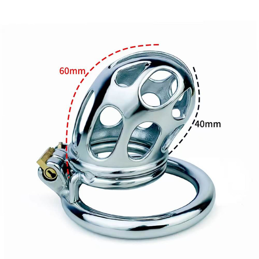 New 304 Stainless Steel Chastity Cage, gallery view 6