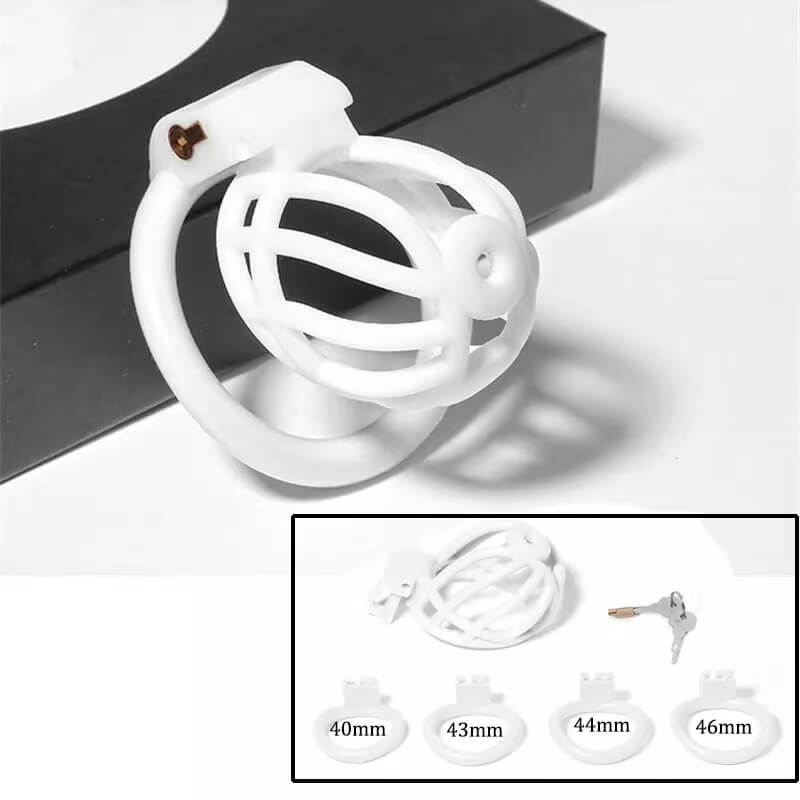 NEW 3D Printing Chastity Cage With 4 Rings, gallery view 6