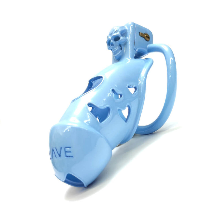 NEW 3D Skull Cock Cage Slave Chastity Cage, gallery view 10