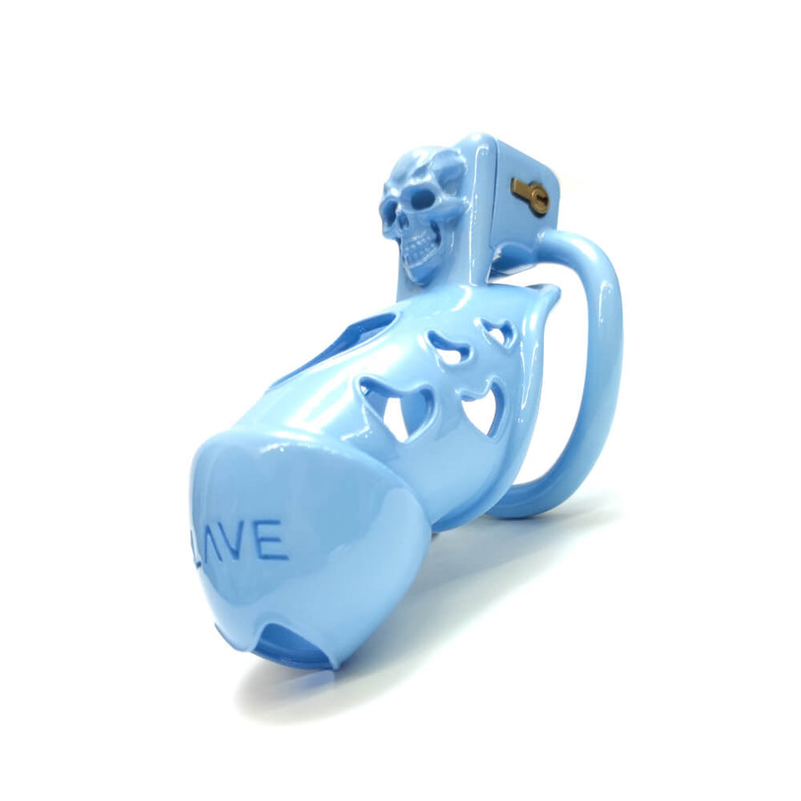 NEW 3D Skull Cock Cage Slave Chastity Cage, gallery view 8