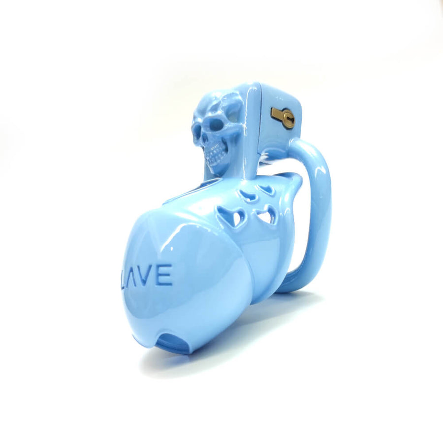 NEW 3D Skull Cock Cage Slave Chastity Cage, gallery view 6